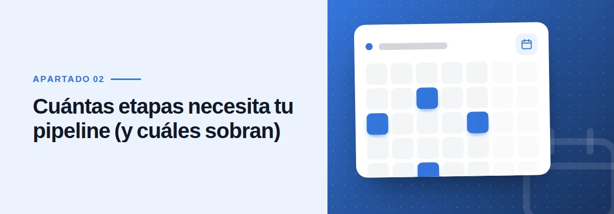 Cuántas etapas necesita tu pipeline (y cuáles sobran)