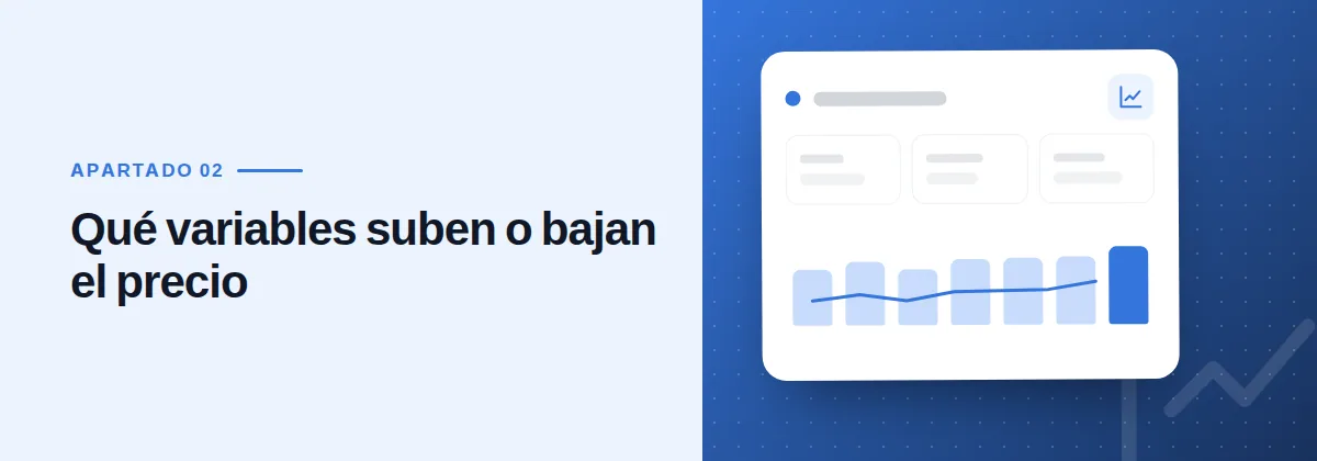 Qué variables suben o bajan el precio